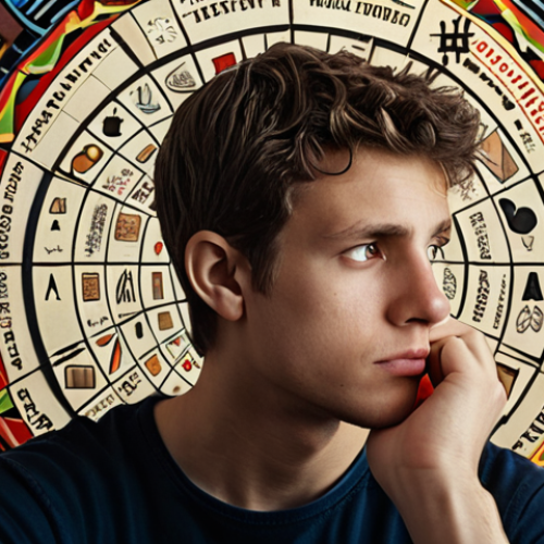 **A person thoughtfully reflecting, surrounded by symbols representing values like honesty, justice, and kindness. The background should be soft and encouraging, evoking self-discovery.** (This visualizes the section about exploring personal values and beliefs)